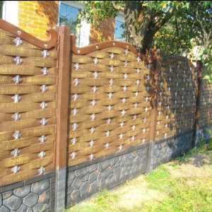 დეკორატიული ევრო ღობე ფილა  200x50მ