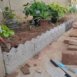 რკინა ბეტონის საბარდიულე გაზონი