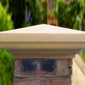 დეკორატიული ევრო ღობის ბოძის  ქუდი